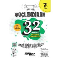 Ankara Yayıncılık 7. Sınıf Güçlendiren 32 Haftalık Din Kültürü ve Ahlak Bilgisi Kazanım Denemeleri