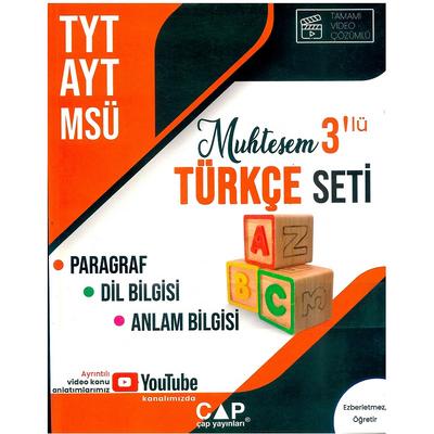 Çap Yayınları Tyt Muhteşem 3 Lü Türkçe Seti
