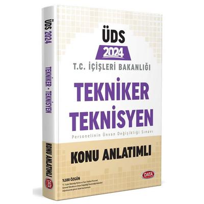Data Yayınları 2024 T.C. İçişleri Bakanlığı Tekniker - Teknisyen GYS - UDS Hazırlık Kitabı