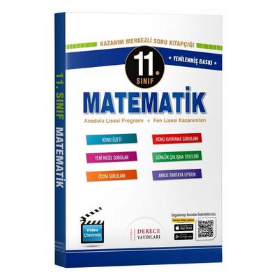 Derece Yayınları 11. Sınıf Matematik Seti
