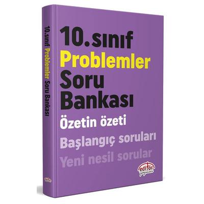 Editör Yayınları 10. Sınıf Matematik Problemler Soru Bankası