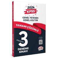 Editör Yayınları 2024 KPSS Genel Yetenek Genel Kültür Tamamı Çözümlü Fasikül 3 Deneme Sınavı
