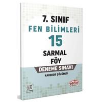 Editör Yayınları 7. Sınıf Fen Bilimleri 15 Sarmal Föy Deneme Sınavı