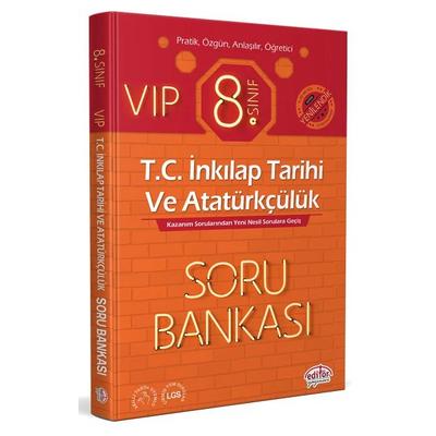 Editör Yayınları LGS 8. Sınıf VIP T.C. İnkılap Tarihi ve Atatürkçülük Soru Bankası