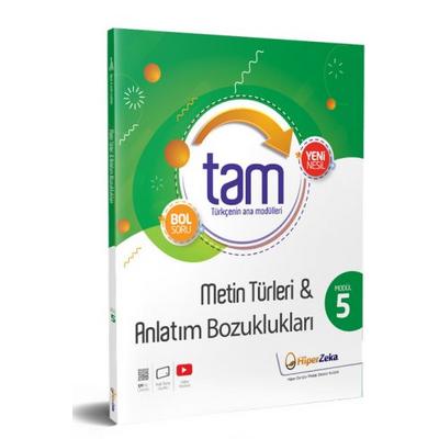 Hiper Zeka LGS 8. Sınıf TAM Türkçe 5 Teknik Analiz Modülleri & Metin Türleri ve Anlatım Bozuklukları