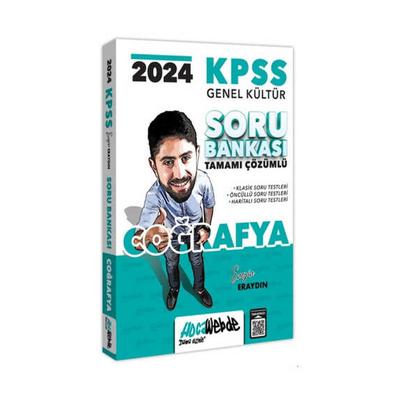 HocaWebde Yayınları 2024 KPSS Genel Kültür Coğrafya Tamamı Çözümlü Soru Bankası