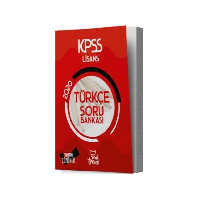 KPSS Türkçe Soru Bankası Tamamı Çözümlü Yeni Trend Yayınları