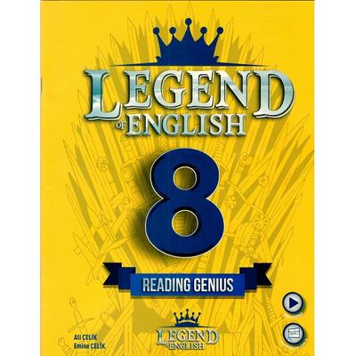 Legend English Yayınları 8.Sınıf Lgs Readıng Genıus Okuma Kitabı