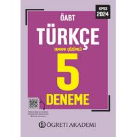 Öğreti Akademi 2024 KPSS ÖABT Türkçe Tamamı Çözümlü 5 Deneme