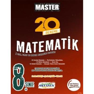 Okyanus Yayınları LGS 8. Sınıf Master 20 Matematik Denemesi