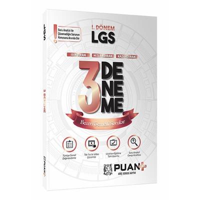 Puan Yayınları LGS 8. Sınıf 1. Dönem LGS 3 Deneme