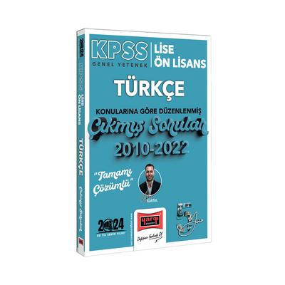 Yargı Yayınları 2024 KPSS Lise Ön Lisans Türkçe Konularına Göre Düzenlenmiş 2010-2022 Tamamı Çözümlü Çıkmış Sorular