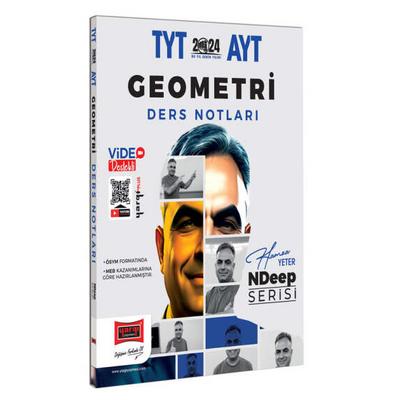 Yargı Yayınları 2024 NDeep Serisi TYT-AYT Geometri Video Ders Notları (Hamza Yeter)