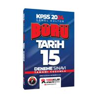 Yediiklim Yayınları 2024 KPSS Genel Kültür Börü Tarih Tamamı Çözümlü 15 Deneme