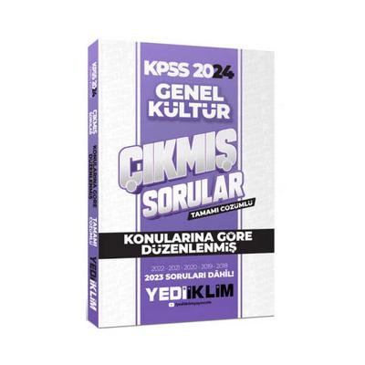 Yediiklim Yayınları 2024 KPSS Genel Kültür Konularına Göre Tamamı Çözümlü Çıkmış Sorular 