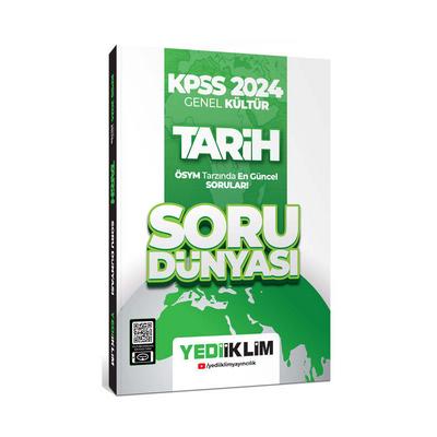 Yediiklim Yayınları KPSS 2024  Genel Kültür Tarih Soru Dünyası