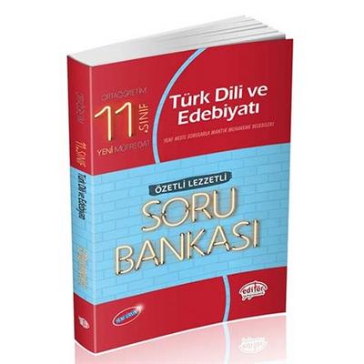 11. Sınıf Türk Dili ve Edebiyatı Özetli Lezzetli Soru Bankası Editör Yayınları