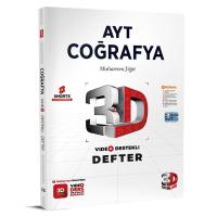 3D Yayınları AYT Coğrafya Video Destekli Defter