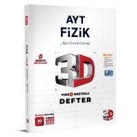 3D Yayınları AYT Fizik Video Destekli Defter