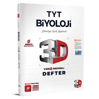 3D Yayınları Tyt  Biyoloji Video Destekli Defter