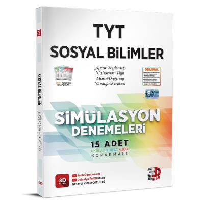 3D Yayınları Tyt Sosyal Bilimler Simülasyon Denemeleri