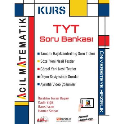 Acil Yayınları TYT Matematik KURS Soru Bankası