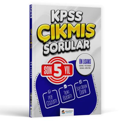 Akademi Denizi KPSS Genel Kültür Genel Yetenek Önlisans Son 5 Yıl Çıkmış Sorular