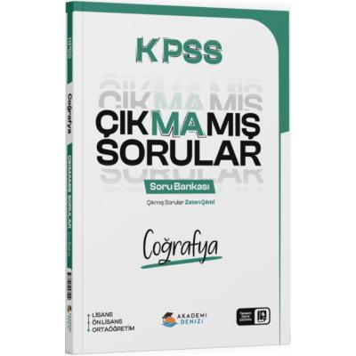 Akademi Denizi KPSS Coğrafya Çıkmamış Sorular Soru Bankası