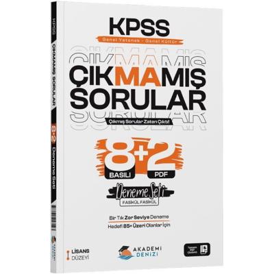 Akademi Denizi KPSS GY GK Çıkmamış Sorular 8+2 Deneme Seti