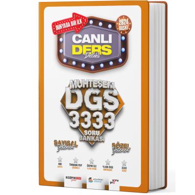 Akademi Denizi 2024 Dgs Sayısal Sözel Yetenek 3333 Soru Bankası
