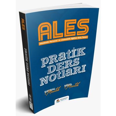Akademi Denizi Ales Pratik Ders Notları
