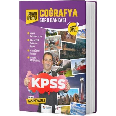 Akademi Denizi KPSS Coğrafya Tamamı Haritalı Soru Bankası