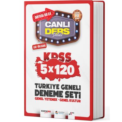 Akademi Denizi Kpss Lise Ön Lisans Türkiye Geneli 5 X 120 Deneme Seti