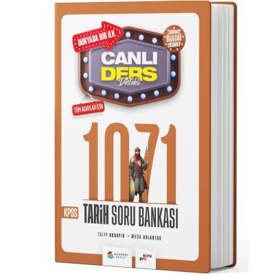 Akademi Denizi Kpss Tarih Canlı Ders Destekli 1071 Soru Bankası