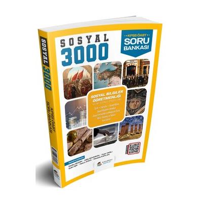 Akademi Denizi Öabt Sosyal Bilgiler Öğretmenliği 3000 Soru Bankası