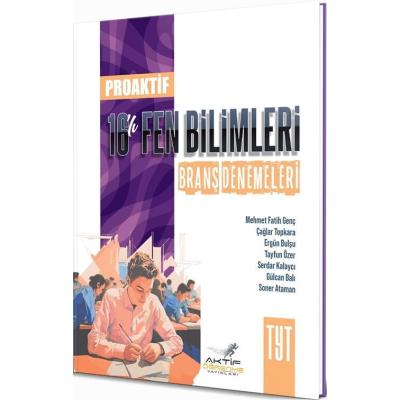 Aktif Öğrenme Yayınları TYT Fen Bilimleri PROAKTİF 16 Branş Denemeleri