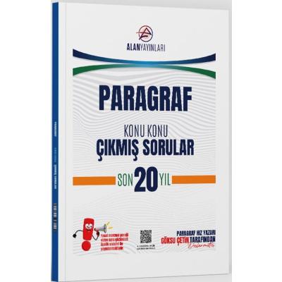 Alan Yayınları TYT MSÜ Paragraf Konu Konu Çıkmış Sorular Son 20 Yıl