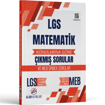 Alan Yayınları LGS  8. Sınıf Matematik Konularına Göre Çıkmış Sorular