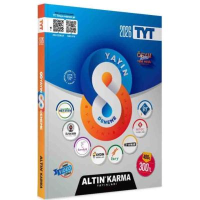 Altın Karma Yayınları 2026 TYT 8 Farklı Yayın 8 Farklı Deneme