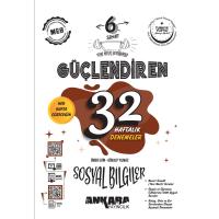 Ankara Yayıncılık 6. Sınıf Güçlendiren 32 Haftalık Sosyal Bilgiler Kazanım Denemeleri