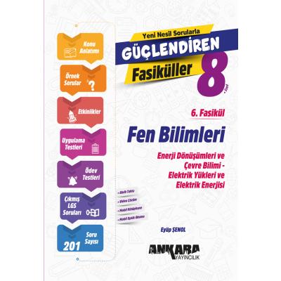 Ankara Yayıncılık LGS 8. Sınıf Fen Bilimleri Güçlendiren 6. Fasikül