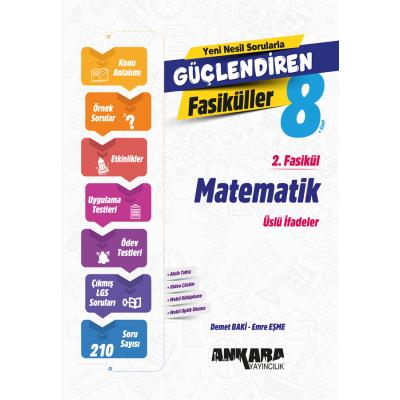 Ankara Yayıncılık LGS 8. Sınıf Matematik Güçlendiren 2. Fasikül