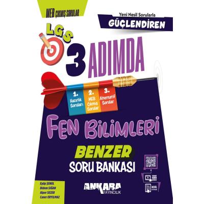 Ankara Yayıncılık LGS 8. Sınıf Güçlendiren 3 Adımda Benzer Fen Bilimleri Soru Bankası