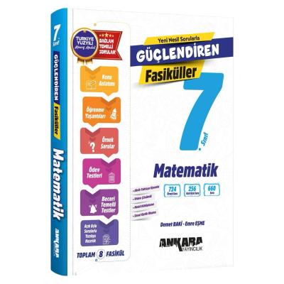 Ankara Yayıncılık 7. Sınıf Matematik Güçlendiren Fasikül Set