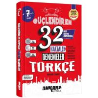 Ankara Yayıncılık 7. Sınıf Türkçe 32 Hafta Güçlendiren Denemeleri