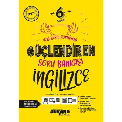 Ankara Yayıncılık 6. Sınıf İngilizce Güçlendiren Soru Bankası