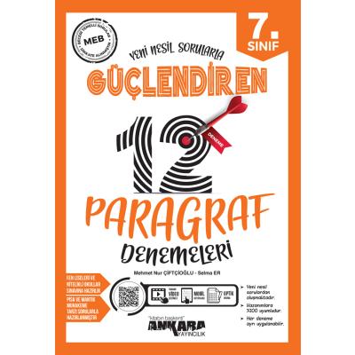 Ankara Yayıncılık 7. Sınıf Güçlendiren Paragraf 12 Deneme Sınavı