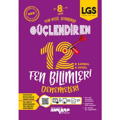 Ankara Yayıncılık LGS 8. Sınıf  Fen Bilimleri Güçlendiren 12 Deneme