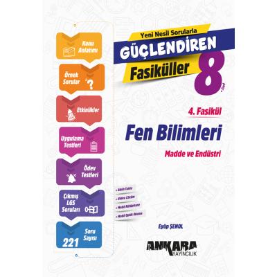 Ankara Yayıncılık LGS 8. Sınıf Fen Bilimleri Güçlendiren 4. Fasikül