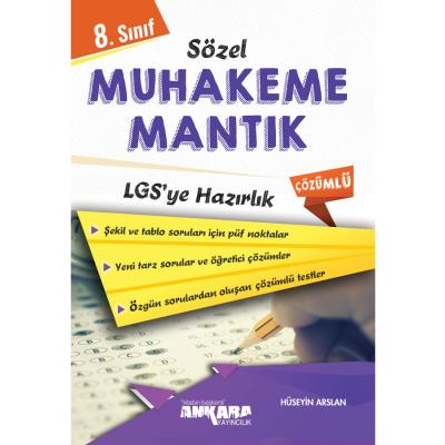 Ankara Yayıncılık LGS 8. Sınıf Sözel Muhakeme Mantık Soru Bankası